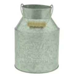 Enchanted Garden™ 8.6" Metal Milk Can