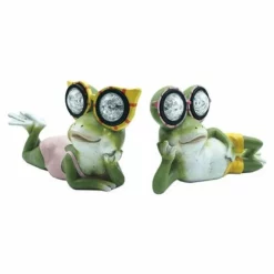 Enchanted Garden™ 7" Sunbathing Solar Frog Statue - Assorted Styles -Home N Garden Joy Sales 2775377 P RS.jpg