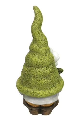 Enchanted Garden™ 17.3" Gnome Statue With Flower - Assorted Styles 6 Enchanted Garden™ 17.3" Gnome Statue With Flower - Assorted Styles - Image 4