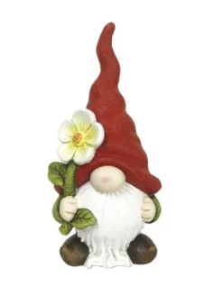 Enchanted Garden™ 17.3" Gnome Statue With Flower - Assorted Styles 16 Enchanted Garden™ 17.3" Gnome Statue With Flower - Assorted Styles -Home N Garden Joy Sales 2775380 R