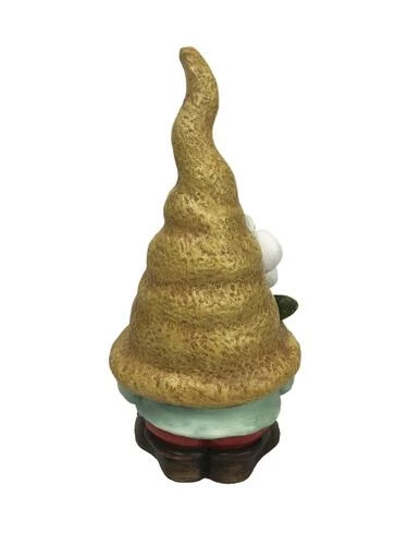 Enchanted Garden™ 17.3" Gnome Statue With Flower - Assorted Styles 8 Enchanted Garden™ 17.3" Gnome Statue With Flower - Assorted Styles - Image 6