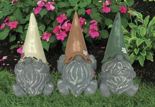 Enchanted Garden™ 9.84" Resin Gnome Statue - Assorted Styles 4 Enchanted Garden™ 9.84" Resin Gnome Statue - Assorted Styles - Image 2