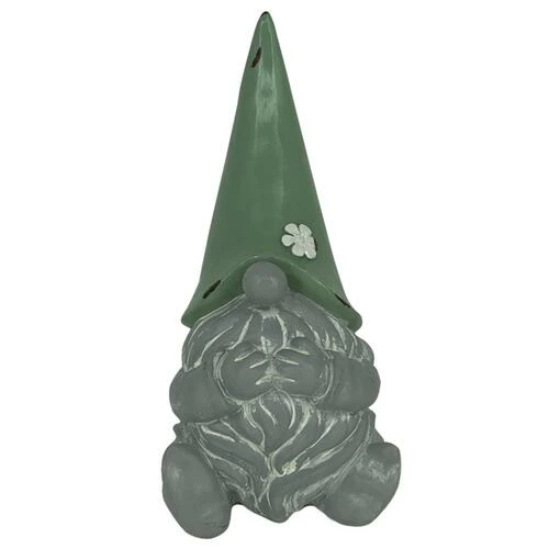 Enchanted Garden™ 9.84" Resin Gnome Statue - Assorted Styles 7 Enchanted Garden™ 9.84" Resin Gnome Statue - Assorted Styles - Image 5