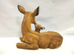 Enchanted Garden™ 13.8" Momma & Fawn Statue 8 Enchanted Garden™ 13.8" Momma & Fawn Statue -Home N Garden Joy Sales 2775386 P BK.jpg