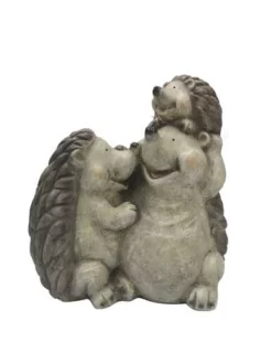 Enchanted Garden™ 13.7" Hedgehog Family Statue