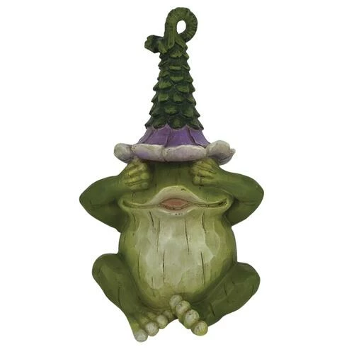 Enchanted Garden™ 6.3" Resin Frog Statue - Assorted Styles 3 Enchanted Garden™ 6.3" Resin Frog Statue - Assorted Styles