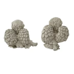 Enchanted Garden™ 7.75" Resin Angel Statue - Assorted Styles -Home N Garden Joy Sales 2775397 P BK