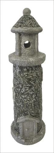 Enchanted Garden™ 22.5" Gray Lighthouse Statue