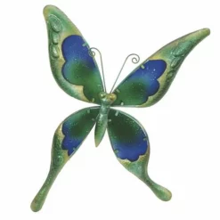 Enchanted Garden™ 21.3" Metal Butterfly Outdoor Wall Art