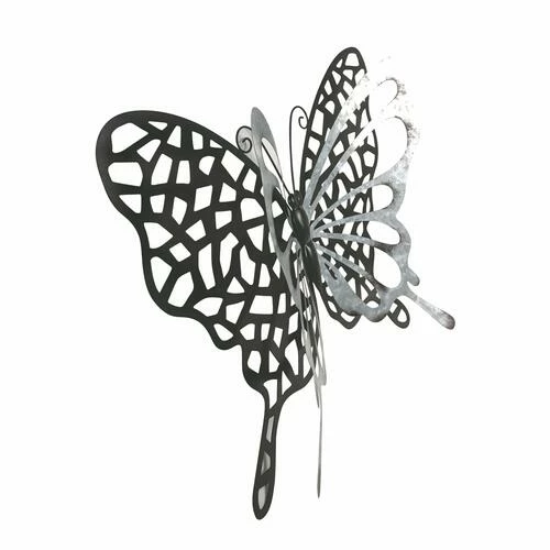 Enchanted Garden™ 13.8" Metal Butterfly Outdoor Wall Art 5 Enchanted Garden™ 13.8" Metal Butterfly Outdoor Wall Art - Image 3