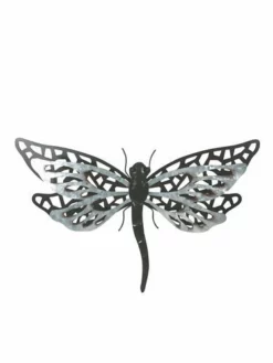Enchanted Garden™ 13.4" Metal Dragonfly Outdoor Wall Art