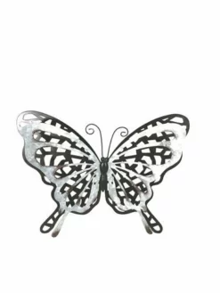 Enchanted Garden™ 12" Metal Butterfly Outdoor Wall Art