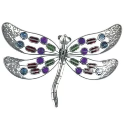 Enchanted Garden™ 14.7" Beads Dragonfly Outdoor Wall Art - Assorted Styles -Home N Garden Joy Sales 2775410 2 P BK 1800