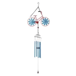 Enchanted Garden® 32.5" Metal Bicycle Wind Chime - Assorted Colors -Home N Garden Joy Sales 2775416A backview