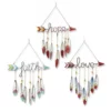 Enchanted Garden® 26" Glass Feather Wind Chime - Assorted Styles -Home N Garden Joy Sales 2775417 F1201383ABC 1800px