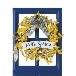 Enchanted Garden™ 19.7" Wood Floral Door Outdoor Wall Art - Assorted Styles 18 Enchanted Garden™ 19.7" Wood Floral Door Outdoor Wall Art - Assorted Styles -Home N Garden Joy Sales 2775420A rightview