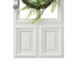 Enchanted Garden™ 19.7" Wood Floral Door Outdoor Wall Art - Assorted Styles 23 Enchanted Garden™ 19.7" Wood Floral Door Outdoor Wall Art - Assorted Styles -Home N Garden Joy Sales 2775420B topview