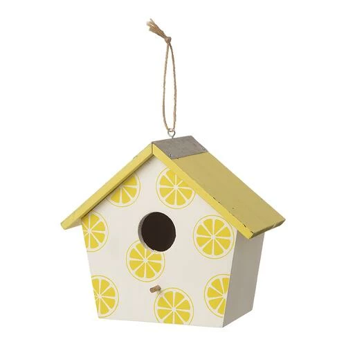 Enchanted Garden® 7.8" Wooden Lemon Bird House 3 Enchanted Garden® 7.8" Wooden Lemon Bird House