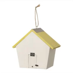 Enchanted Garden® 7.8" Wooden Lemon Bird House 14 Enchanted Garden® 7.8" Wooden Lemon Bird House -Home N Garden Joy Sales 2775422 backview