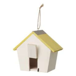 Enchanted Garden® 7.8" Wooden Lemon Bird House 15 Enchanted Garden® 7.8" Wooden Lemon Bird House -Home N Garden Joy Sales 2775422 backview A