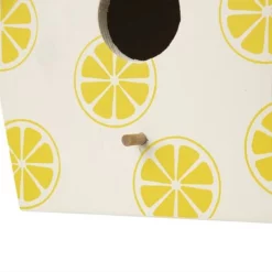Enchanted Garden® 7.8" Wooden Lemon Bird House 13 Enchanted Garden® 7.8" Wooden Lemon Bird House -Home N Garden Joy Sales 2775422 rightview
