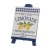 Enchanted Garden™ 8.75" Wood Lemon Easel Outdoor Wall Art -Home N Garden Joy Sales 2775424A