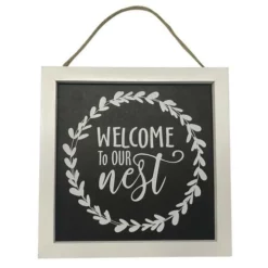 Enchanted Garden™ 10" Wood Square Outdoor Wall Art - Assorted Styles -Home N Garden Joy Sales 2775441 A P