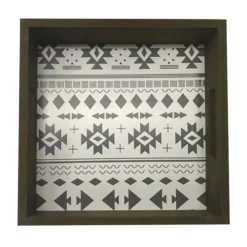 Enchanted Garden™ 11.75" X 6.3" Aztec Printed Wood Tray 9 Enchanted Garden™ 11.75" X 6.3" Aztec Printed Wood Tray -Home N Garden Joy Sales 2775445 B P