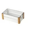 Enchanted Garden™ 15.6" White Metal Enamel Crate -Home N Garden Joy Sales 2775449