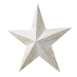 Enchanted Garden™ 17.5" Wood Star Outdoor Wall Art - Assorted Colors -Home N Garden Joy Sales 2775453B rightview