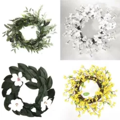 Enchanted Garden™ 22" Spring Wreath Outdoor Wall Art - Assorted Styles
