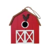 Enchanted Garden 9.5" Wooden Barn Bird House