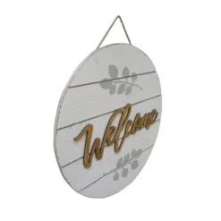 Enchanted Garden™ Wood Round Outdoor Wall Art - Assorted Styles -Home N Garden Joy Sales 2775461 P A RS