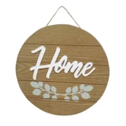 Enchanted Garden™ Wood Round Outdoor Wall Art - Assorted Styles -Home N Garden Joy Sales 2775461 P B