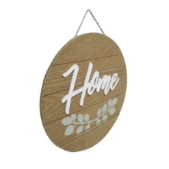 Enchanted Garden™ Wood Round Outdoor Wall Art - Assorted Styles -Home N Garden Joy Sales 2775461 P B RS