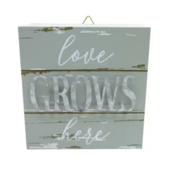 Enchanted Garden™ 6.3" Wood Decor Signs - Assorted Styles 15 Enchanted Garden™ 6.3" Wood Decor Signs - Assorted Styles -Home N Garden Joy Sales 2775464 P C