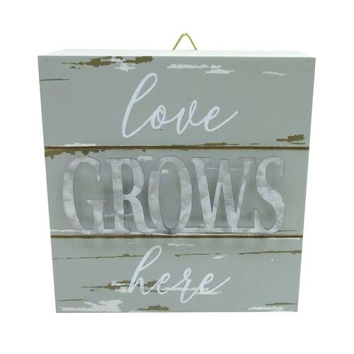 Enchanted Garden™ 6.3" Wood Decor Signs - Assorted Styles 8 Enchanted Garden™ 6.3" Wood Decor Signs - Assorted Styles - Image 6