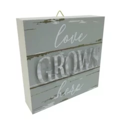 Enchanted Garden™ 6.3" Wood Decor Signs - Assorted Styles 16 Enchanted Garden™ 6.3" Wood Decor Signs - Assorted Styles -Home N Garden Joy Sales 2775464 P C LS