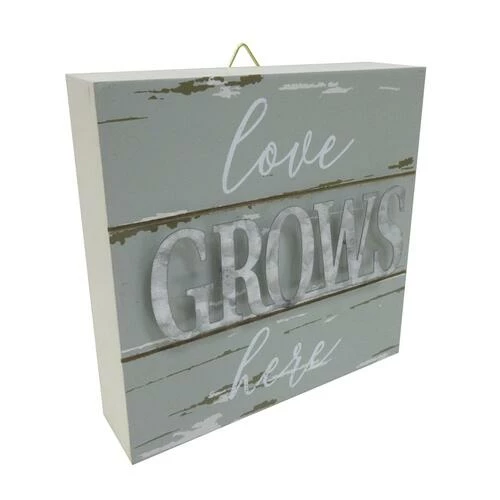 Enchanted Garden™ 6.3" Wood Decor Signs - Assorted Styles 9 Enchanted Garden™ 6.3" Wood Decor Signs - Assorted Styles - Image 7