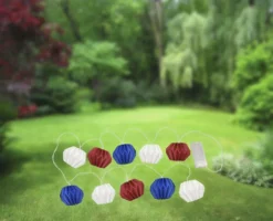 Enchanted Garden™ 6'4" 10-Light Americana Lantern LED Light String -Home N Garden Joy Sales 2775466 AMERICANASTRINGLIGHTS 2020