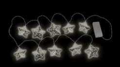 Enchanted Garden™ 6'4" 10-Light Star LED String Light -Home N Garden Joy Sales 2775468 2