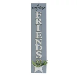 Enchanted Garden™ 35.6" Porch Sign Outdoor Wall Art - Assorted Styles