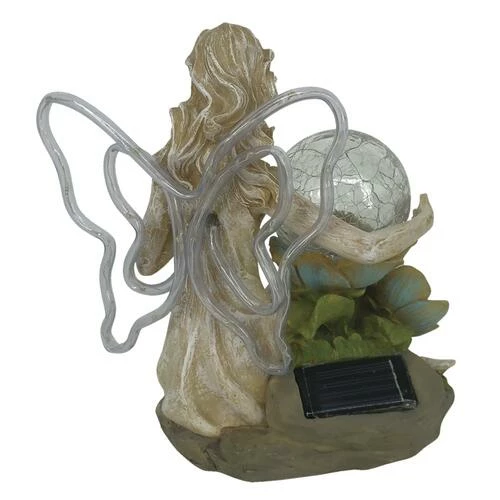 Enchanted Garden™ 8.4" Solar Fairy Statue - Assorted Styles 7 Enchanted Garden™ 8.4" Solar Fairy Statue - Assorted Styles - Image 5