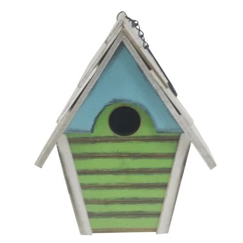 Enchanted Garden® 10.2" Wood Bird House - Assorted Styles 3 Enchanted Garden® 10.2" Wood Bird House - Assorted Styles