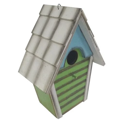 Enchanted Garden® 10.2" Wood Bird House - Assorted Styles 5 Enchanted Garden® 10.2" Wood Bird House - Assorted Styles - Image 3