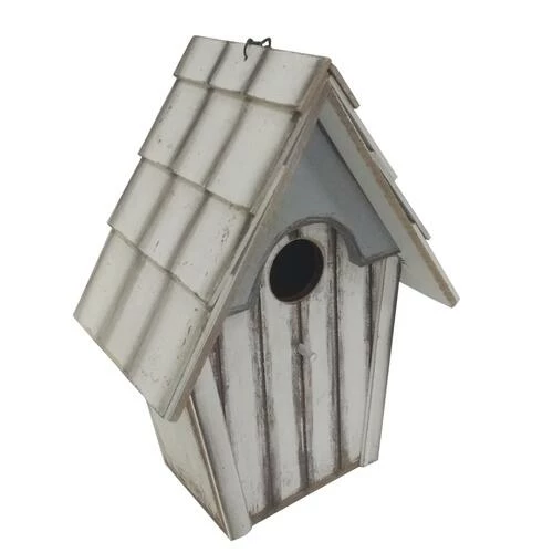 Enchanted Garden® 10.2" Wood Bird House - Assorted Styles 8 Enchanted Garden® 10.2" Wood Bird House - Assorted Styles - Image 6