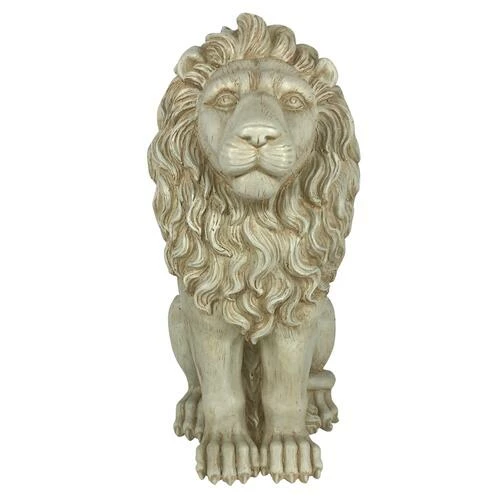 Enchanted Garden™ 24" Sitting Lion Statue 3 Enchanted Garden™ 24" Sitting Lion Statue