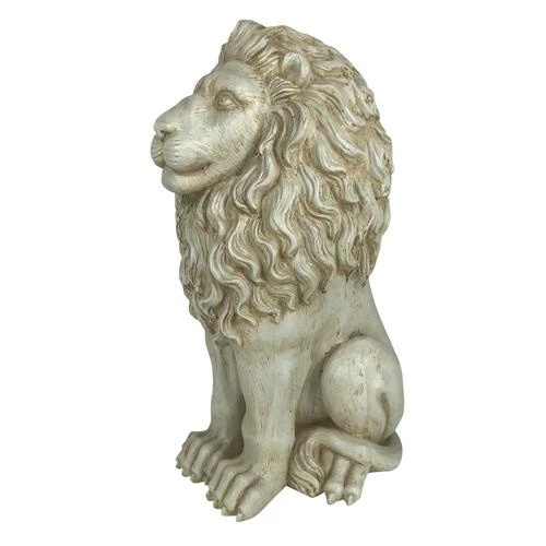 Enchanted Garden™ 24" Sitting Lion Statue 6 Enchanted Garden™ 24" Sitting Lion Statue - Image 4