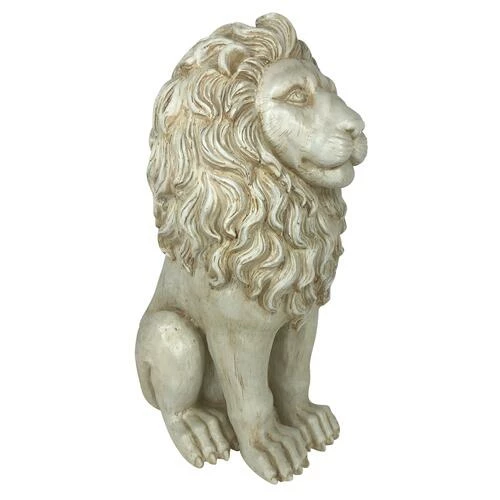 Enchanted Garden™ 24" Sitting Lion Statue 5 Enchanted Garden™ 24" Sitting Lion Statue - Image 3