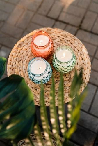 Enchanted Garden™ 9 Oz. Glass Pineapple Jar Citronella Candle - Assorted Colors 5 Enchanted Garden™ 9 Oz. Glass Pineapple Jar Citronella Candle - Assorted Colors - Image 3